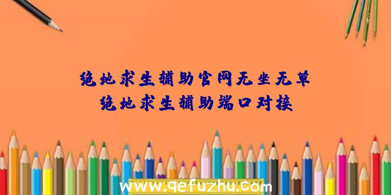 「绝地求生辅助官网无坐无草」|绝地求生辅助端口对接
